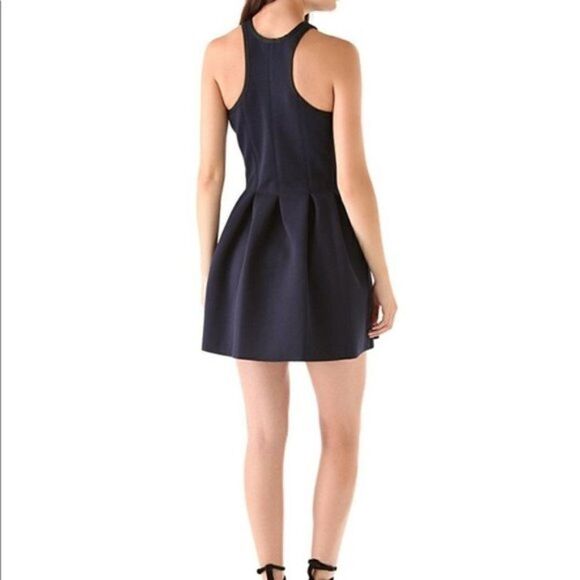 Alexander Wang • Neoprene Pleated Skater Dress - Picture 5 of 8